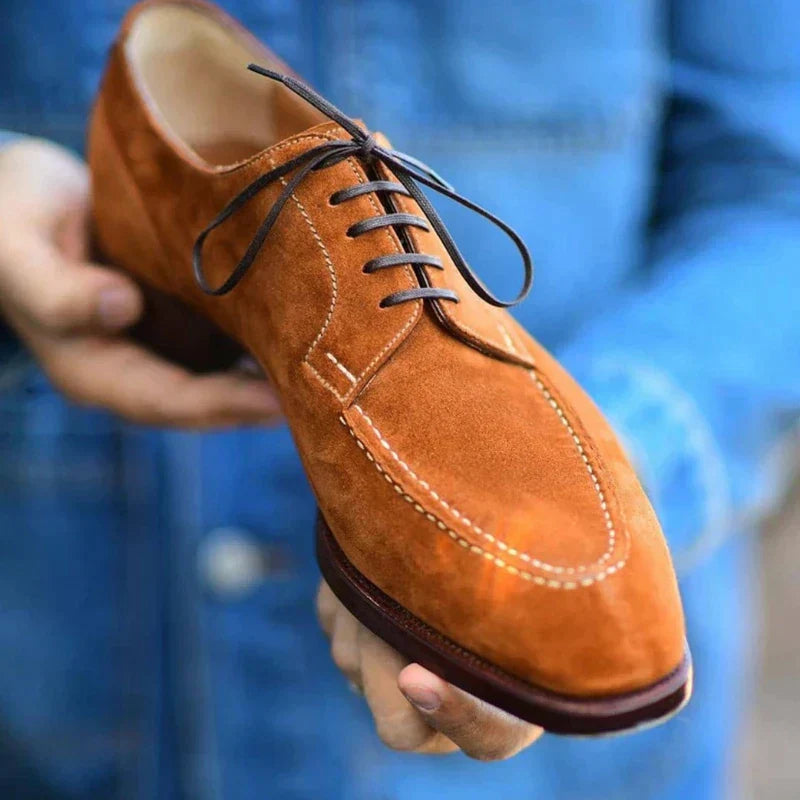 Antoine - Chaussures Homme Habillées à Lacets en Suède Style