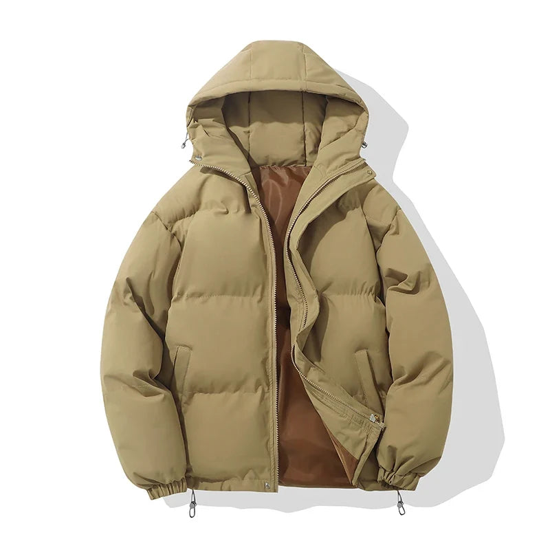 Lea - Doudoune femme courte et oversize à capuche avec fermeture zippée