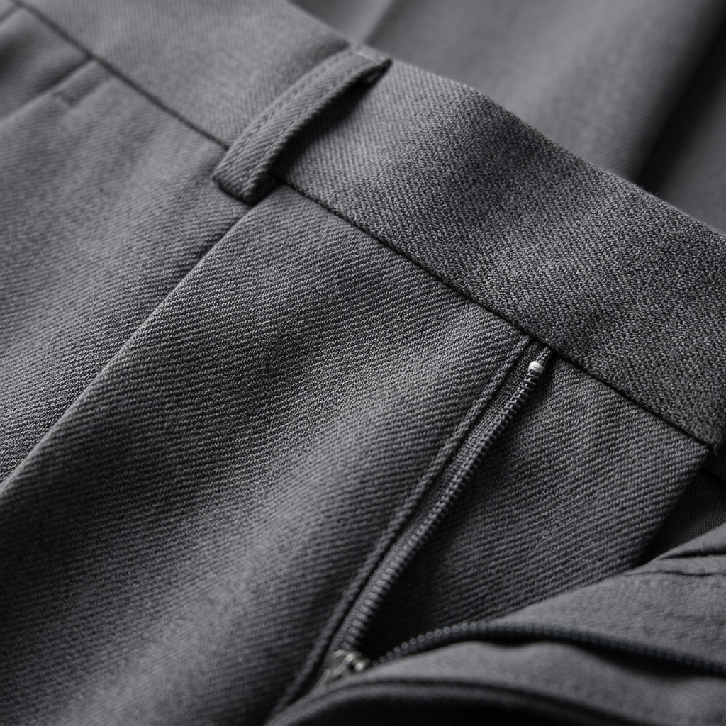 Maxime - Pantalon homme droit et habillé à pinces large et fluide pour le bureau