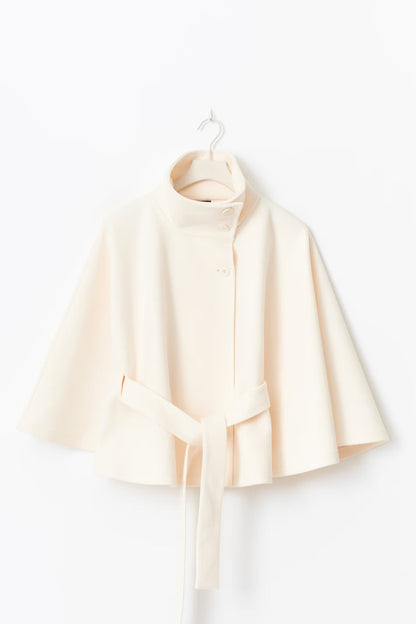 Anaïs - Trench Court Femme Ceinturé et Élégant pour l'Automne