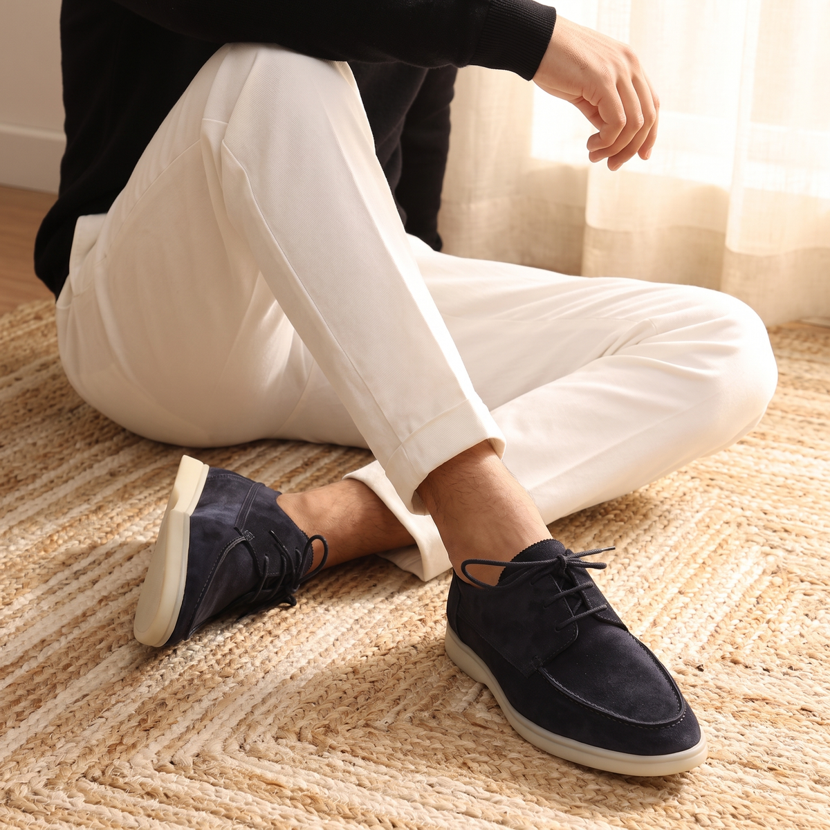 Antoine - Chaussures Homme Casual Smart Habillées à Lacets Élégantes
