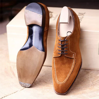 Antoine - Chaussures Homme Habillées à Lacets en Suède Style
