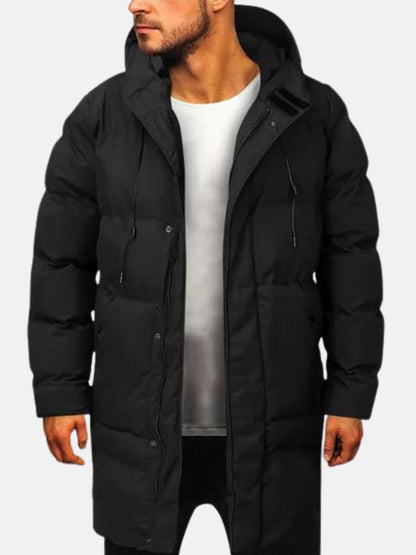 Antoine - Doudoune Homme Hiver Longue avec Capuche et Poches