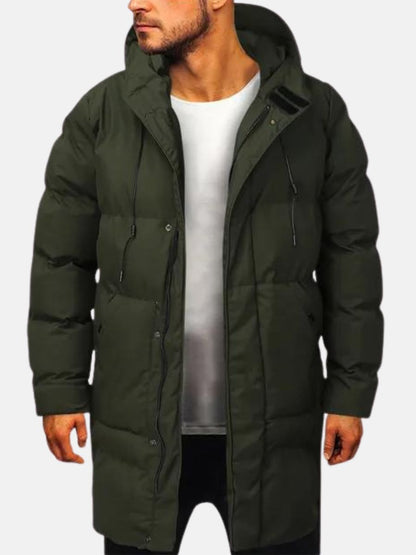 Antoine - Doudoune Homme Hiver Longue avec Capuche et Poches