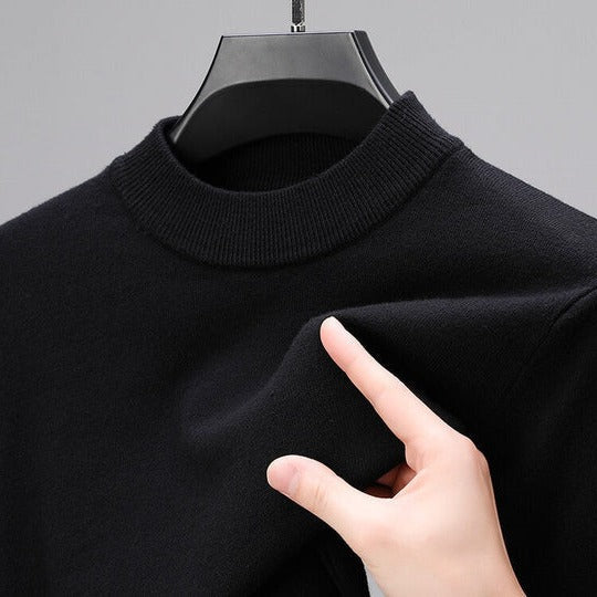 Antoine - Pull Homme Casual en Maille avec Col Rond et Coupe Droite