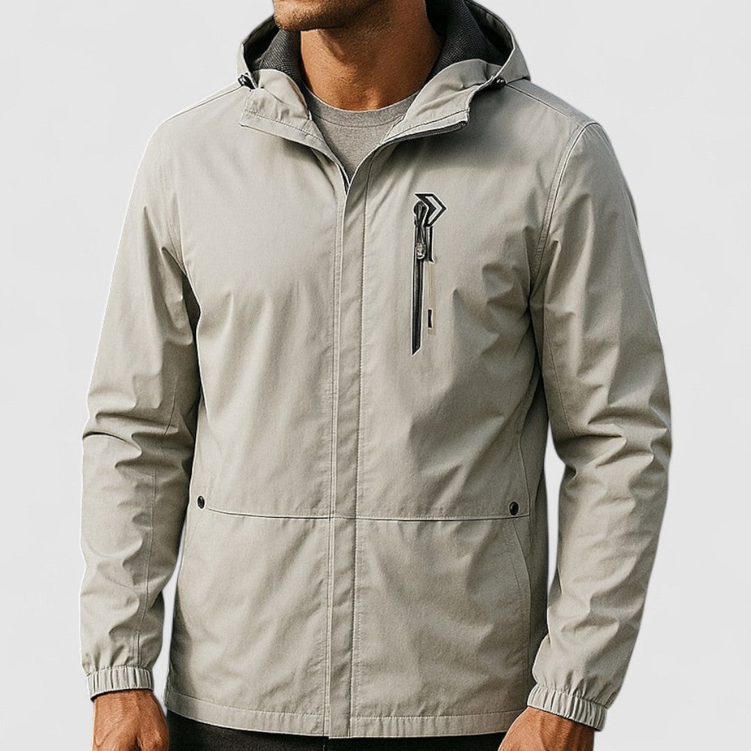 Antoine - Veste Homme Imperméable Outdoor avec Capuche et Fermeture Éclair