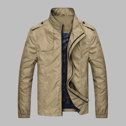 Antoine - Veste Légère Homme pour l'Automne à Col Montant Zippée