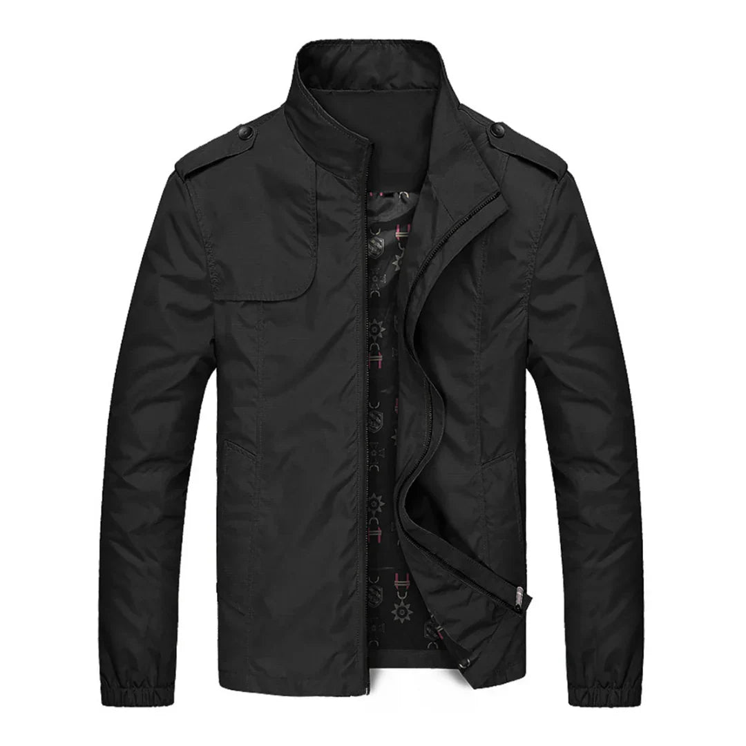 Antoine - Veste Légère Homme pour l'Automne à Col Montant Zippée