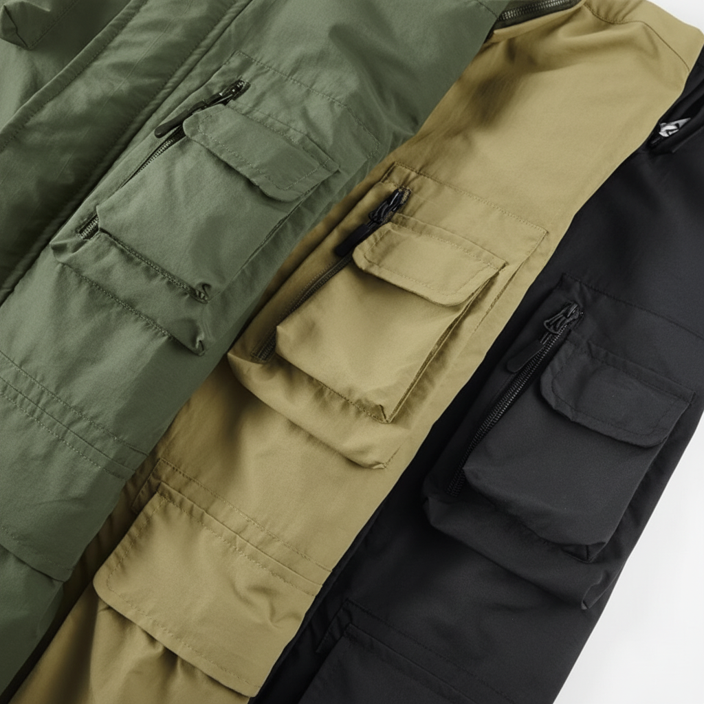 Antoine - Veste homme imperméable de randonnée à capuche et multipoches