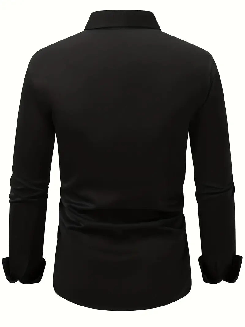 Arthur - Chemise homme habillée et ajustée à manches longues pour les fêtes
