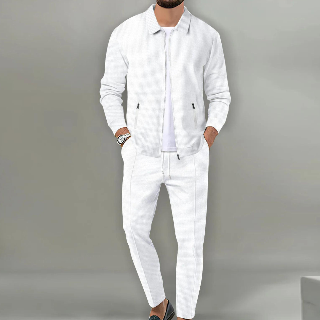 Baptiste - Ensemble Homme Casual Smart Loungewear Zippé et Coordonné