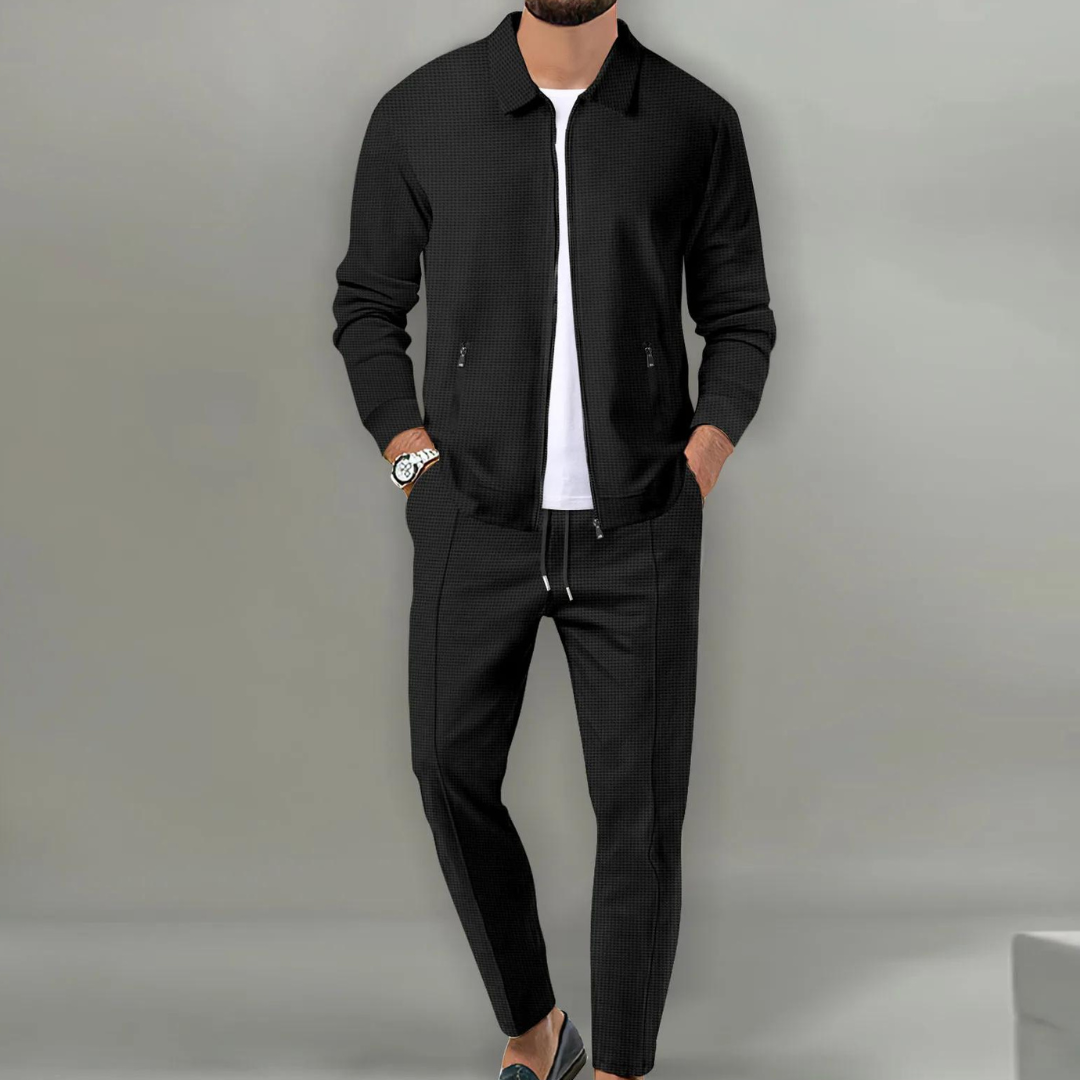 Baptiste - Ensemble Homme Casual Smart Loungewear Zippé et Coordonné