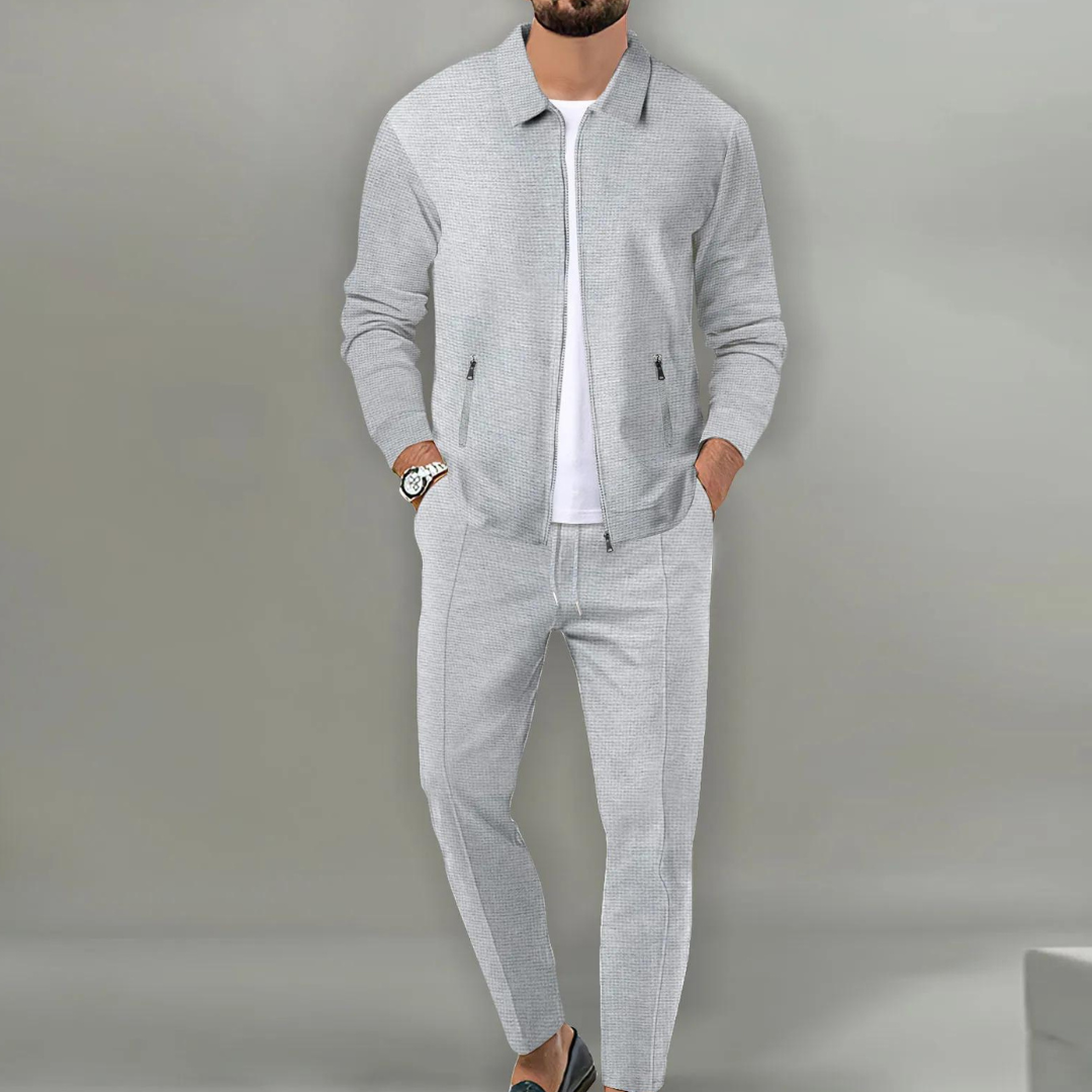 Baptiste - Ensemble Homme Casual Smart Loungewear Zippé et Coordonné