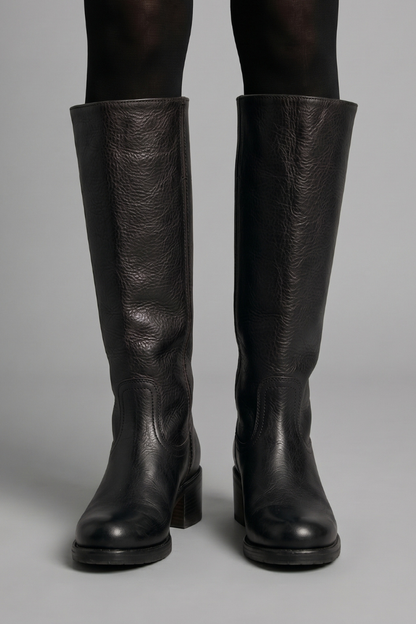 Céline - Bottes Orthopédiques Femme Hautes pour l'Automne avec Talon Bloc