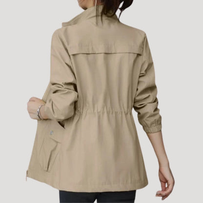 Céline - Veste Imperméable Femme Légère et Coupe-Vent pour l'Automne
