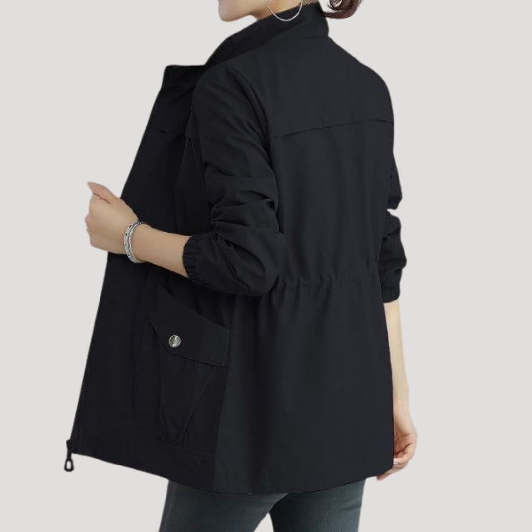 Céline - Veste Imperméable Femme Légère et Coupe-Vent pour l'Automne