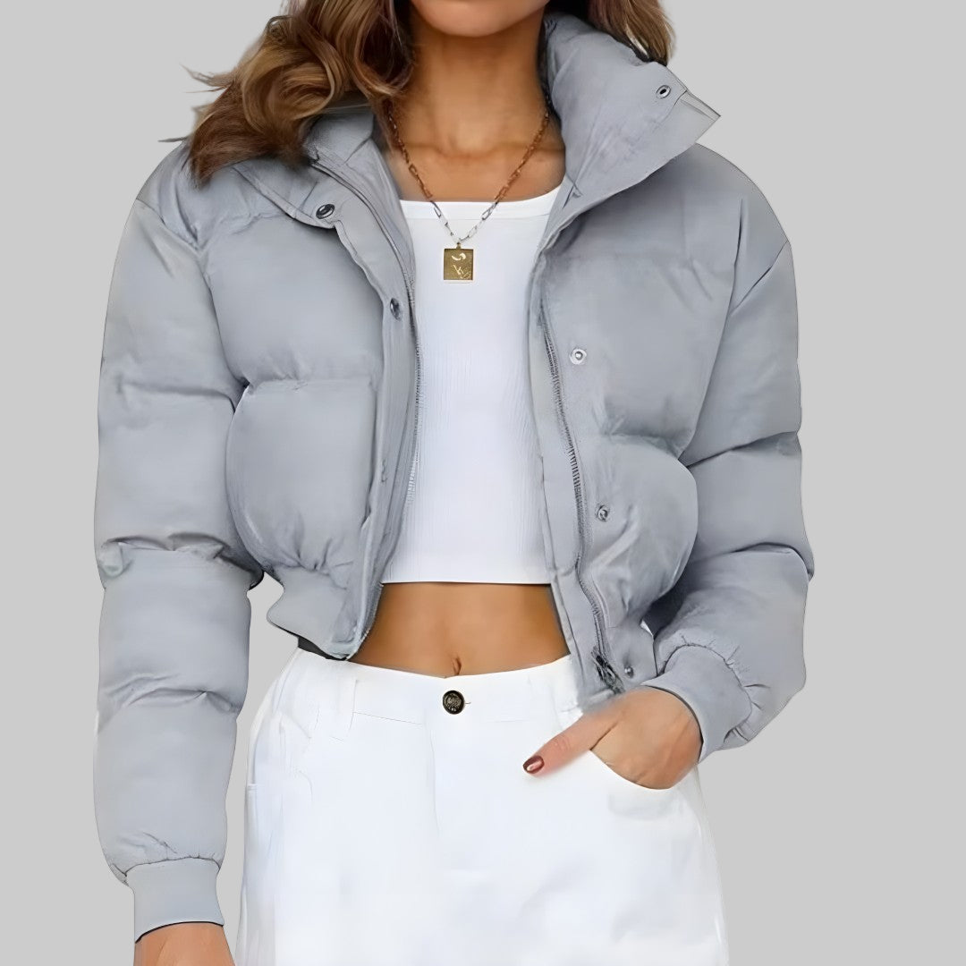 Camille - Doudoune femme courte et chaude pour l'hiver avec coupe oversize