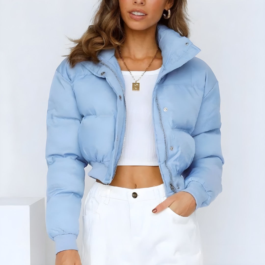 Camille - Doudoune femme courte et chaude pour l'hiver avec coupe oversize