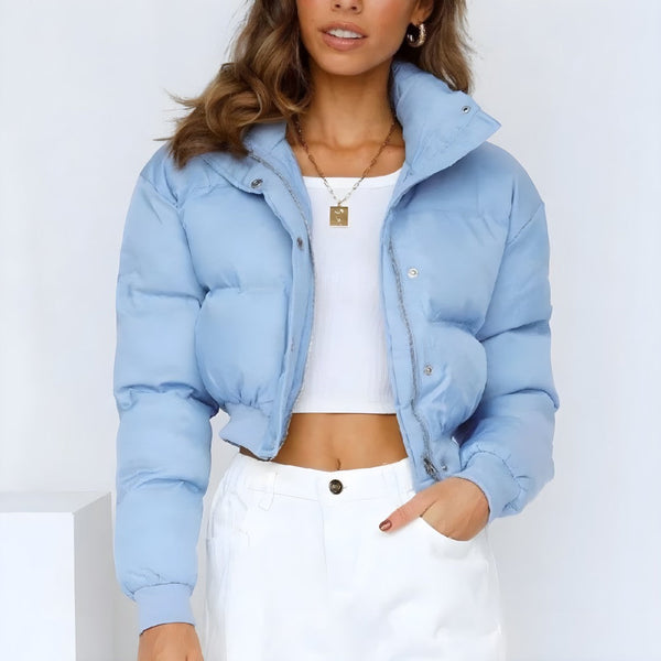 Camille - Doudoune femme courte et chaude pour l'hiver avec coupe oversize