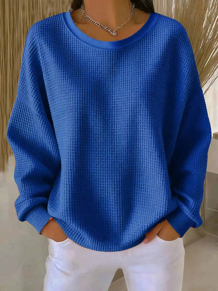 Camille - Pull femme oversize en maille décontracté confortable et chaud