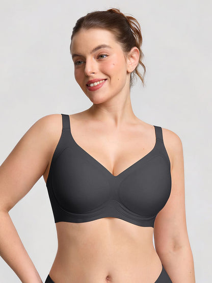 Camille - Soutien-gorge femme push up grande taille bonnets moulés et bretelles larges