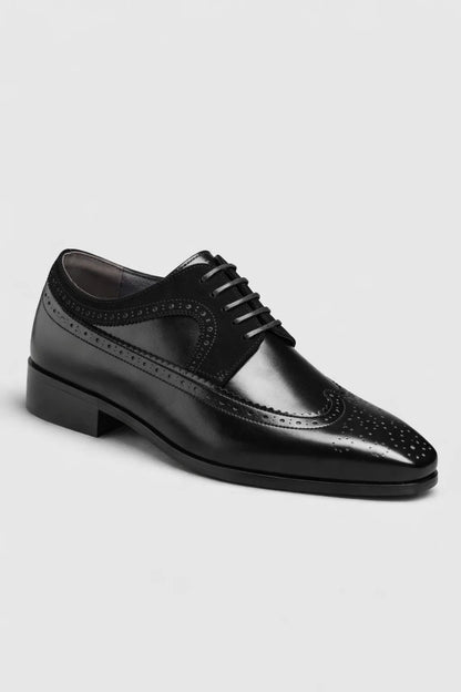 Chaussures Homme - Derby Lacets Bout Fleuri Détails Brogues | Chic