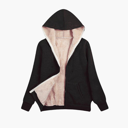 Chloé - Sweat femme à capuche zippé doublé chaud et oversize