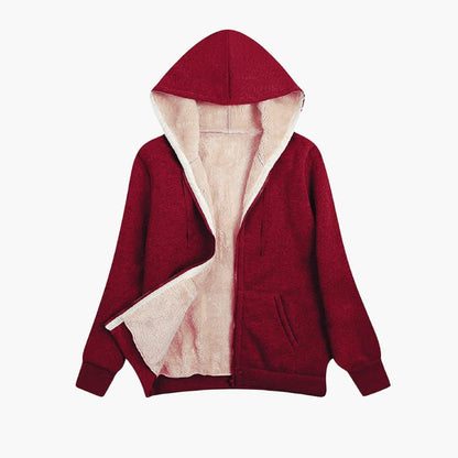 Chloé - Sweat femme à capuche zippé doublé chaud et oversize