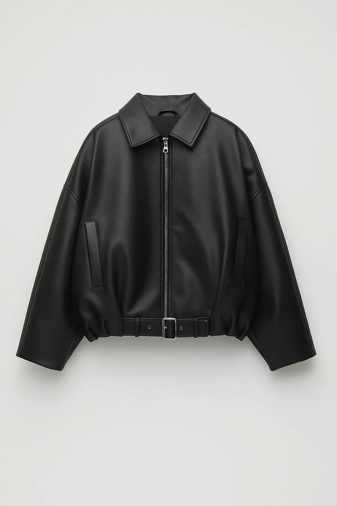 Chloé - Veste Femme en Cuir Style Oversize pour l'Automne