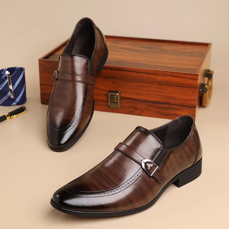 Clément - Mocassins homme habillés à boucle pour un mariage ou une soirée