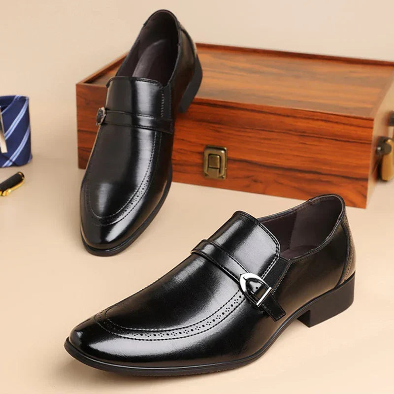 Clément - Mocassins homme habillés à boucle pour un mariage ou une soirée