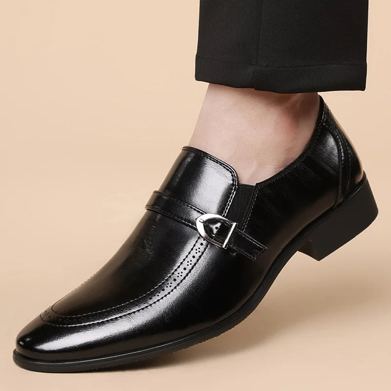 Clément - Mocassins homme habillés à boucle pour un mariage ou une soirée