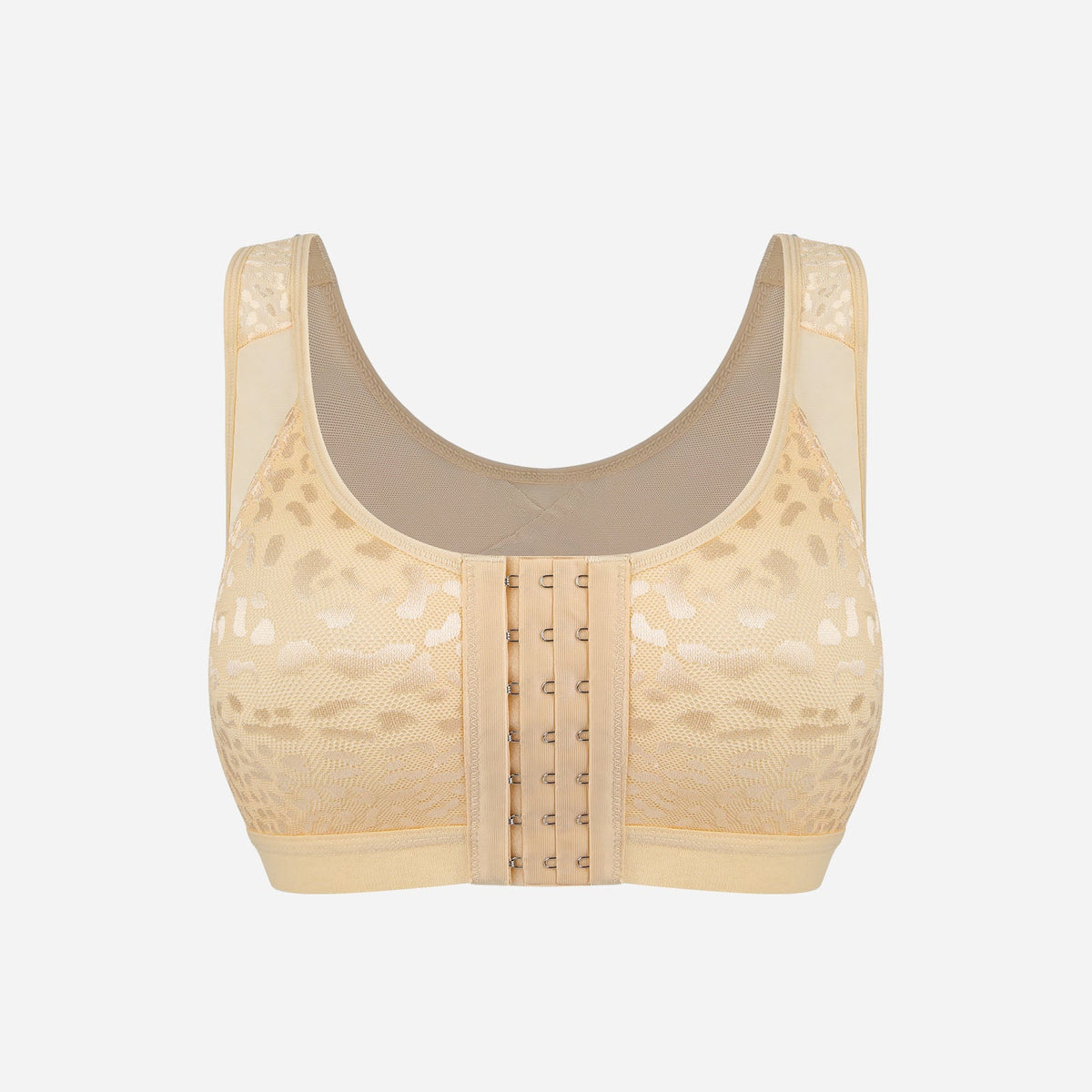 Claire - Soutien-gorge femme confortable sans armatures à fermeture devant au quotidien