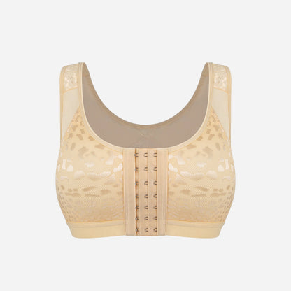 Claire - Soutien-gorge femme confortable sans armatures à fermeture devant au quotidien