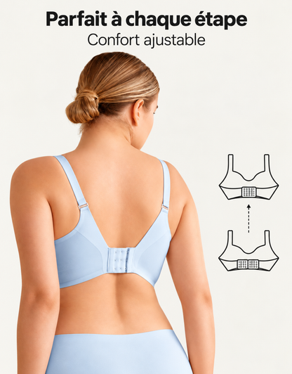 Emma - Soutien-gorge d'allaitement femme pour jeune maman avec ouverture à clips