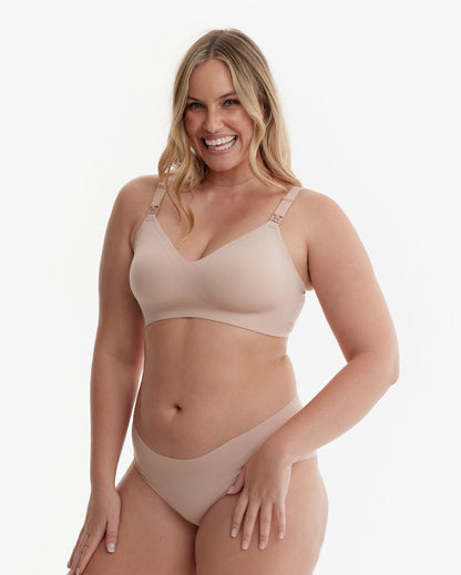 Emma - Soutien-gorge d'allaitement femme pour jeune maman avec ouverture à clips
