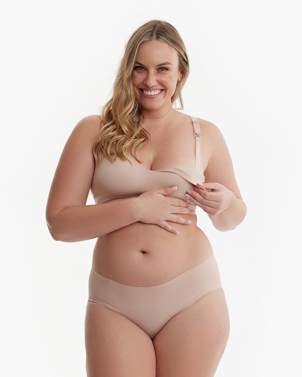 Emma - Soutien-gorge d'allaitement femme pour jeune maman avec ouverture à clips