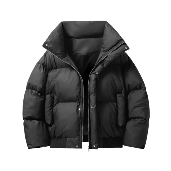 Gabriel - Doudoune homme hiver oversize courte et chaude à col montant