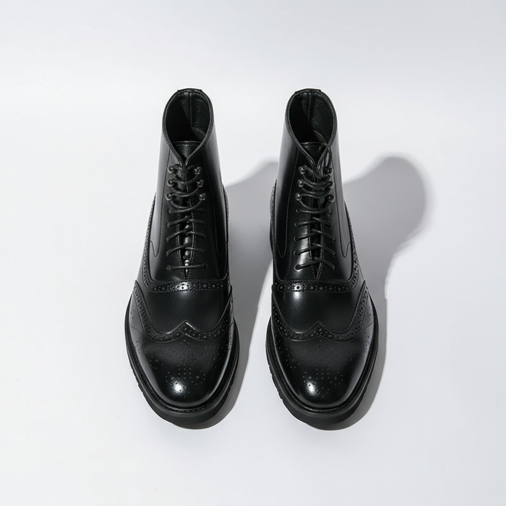 Hugo - Bottines homme habillées à lacets chaudes et confortables pour la ville