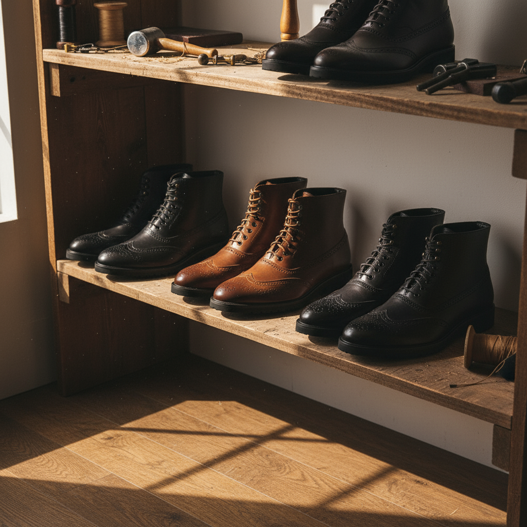 Hugo - Bottines homme habillées à lacets chaudes et confortables pour la ville