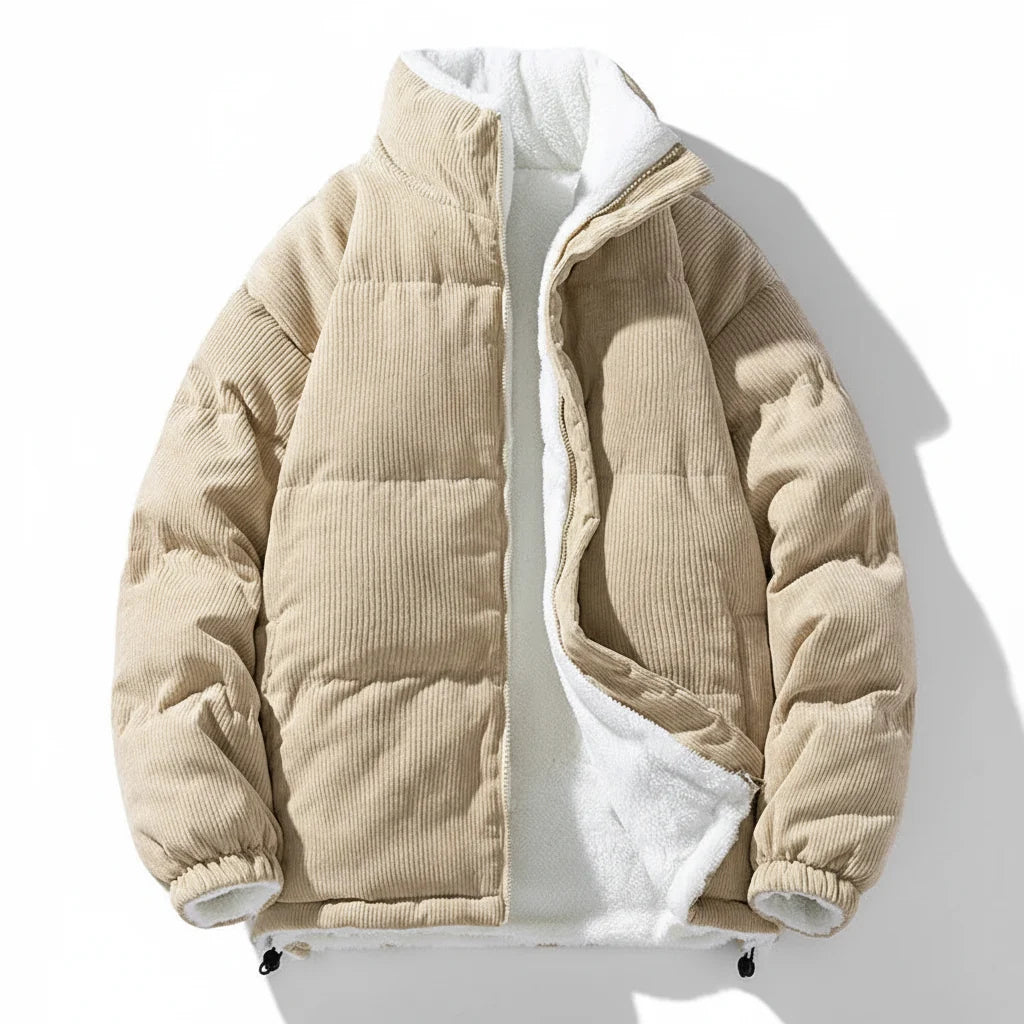 Hugo - Doudoune homme chaude et doublée pour l'hiver avec coupe ample