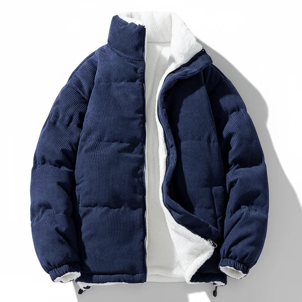 Hugo - Doudoune homme chaude et doublée pour l'hiver avec coupe ample