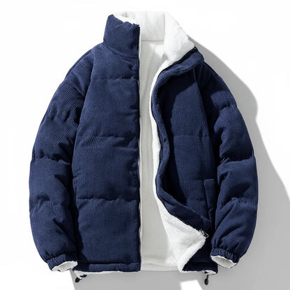 Hugo - Doudoune homme chaude et doublée pour l'hiver avec coupe ample