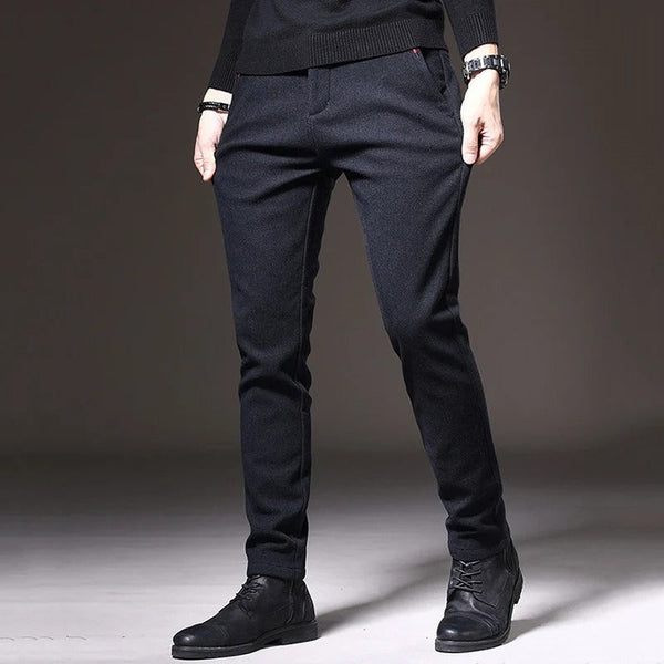 Hugo - Pantalon chino homme slim et stretch habillé à jambe fuselée