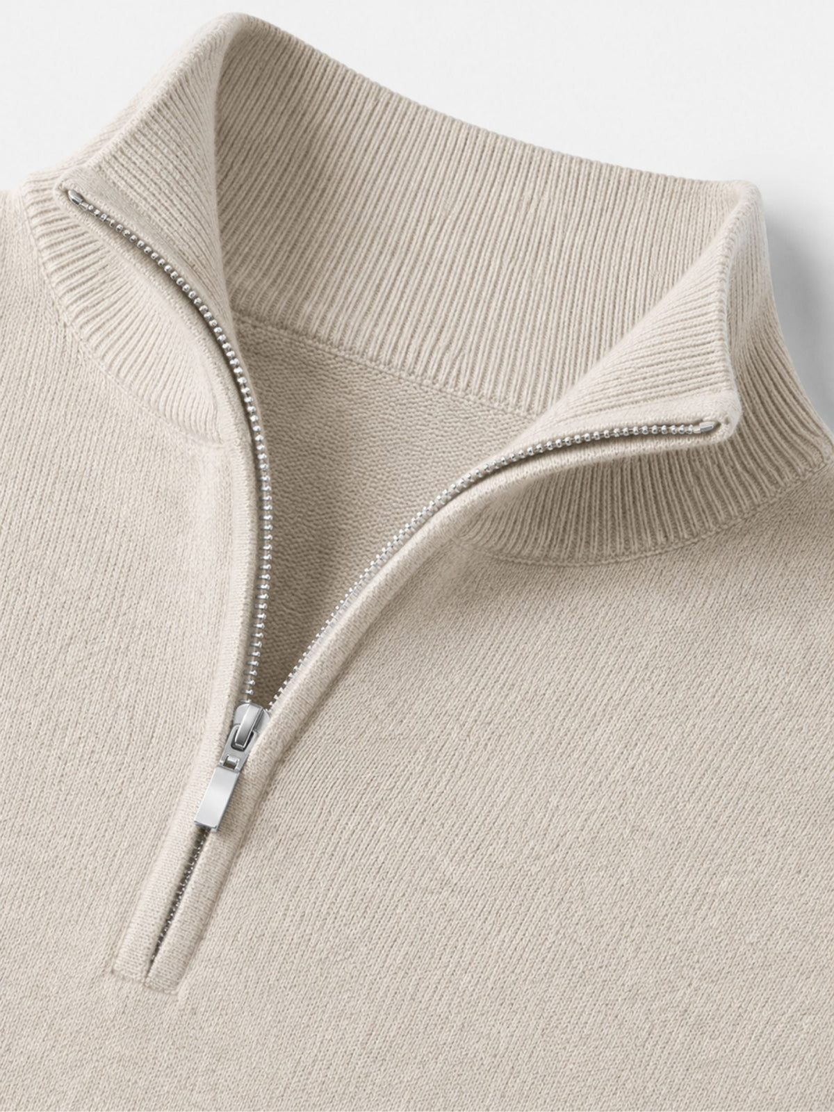 Hugo - Pull Homme Casual Smart en Maille avec Demi Zip et Col Droit