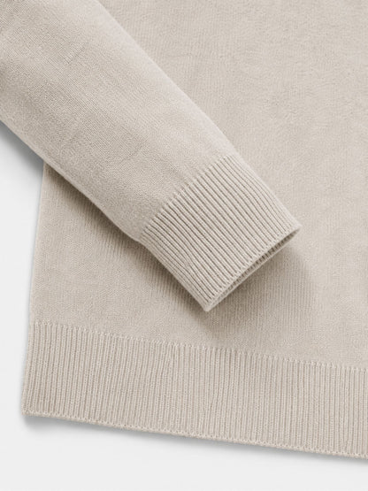 Hugo - Pull Homme Casual Smart en Maille avec Demi Zip et Col Droit