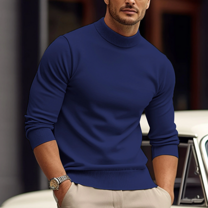 Hugo - Pull Homme Smart Casual pour l'Automne avec Col Montant