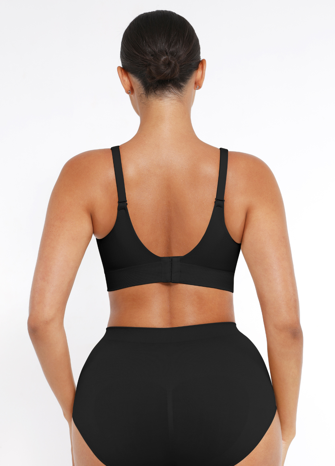 Inès - Soutien-gorge femme push up confortable avec décolleté en V au quotidien