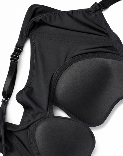 Jade - Soutien-gorge femme push-up dos nu décolleté plongeant et bretelles réglables