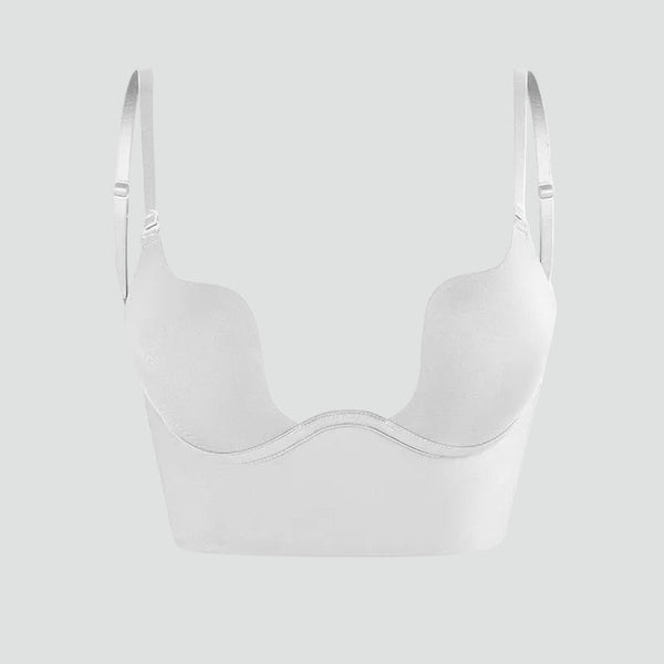 Jade - Soutien-gorge femme push-up dos nu décolleté plongeant et bretelles réglables